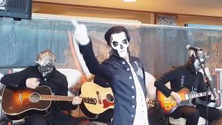 Ghost  Cirice Live Acoustic WLyrics Subtitulado Español  Inglés [upl. by Naenaj]