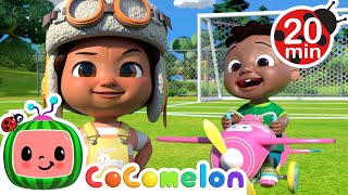 Learning About Airplanes ✈️  🍉 CoComelon  JJs Baby Songs 🎶 [upl. by Aneladdam697]