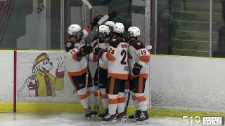 GOJHL  Pelham Panthers vs Fort Erie Meteors [upl. by Ociral]