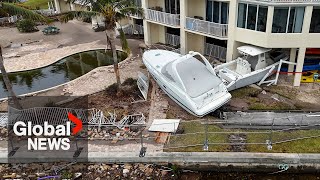 Hurricane Helene leaves daunting cleanup after deadly storm [upl. by Oicanata]