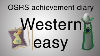 OSRS Western provinces easy diary guide [upl. by Stromberg]