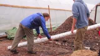 Easy Breezy Windrow Compost Aeration EcoCity Farms [upl. by Ahsimit]