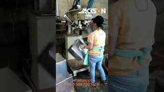 JACKSON Pressing Angle and Edges Machine For Stainless Steel Handmade Sink Making Machine [upl. by Zilada]