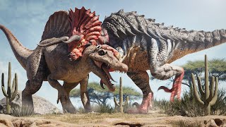 THE ULTIMATE DINOSAUR BATTLE ROYALE  Jurassic World Evolution 2 Modded [upl. by Ahsinroc]