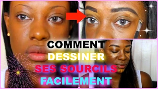 Astuce TOP COMMENT TRACERDESSINER SES SOURCILS FACILEMENT Tutoriel amp Démo [upl. by Mad109]