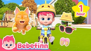 Bebefinn BEST  Baby Car The Cat Song More Compilation [upl. by Ecydnarb]