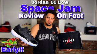 Got’Em EARLY Jordan 11 Low Space Jam 2024 Review amp On Feet 👣 [upl. by Halie]