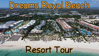 Dreams Royal Beach Punta Cana Resort Tour 4K [upl. by Lissa45]