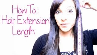 How to Choose Your Hair Extension Length  Instant Beauty ♡ [upl. by Mayram]