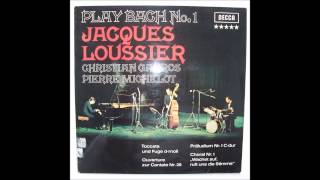 Jacques Loussier Prelude No 1 in C Major from Play Bach No 1 Recorded 1959 [upl. by Ibor69]