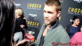 Chad Michael Murray quotJacob Orrquot at Crackles Chosen S2 Premiere RedCarpet ChadMMurray [upl. by Assereht648]