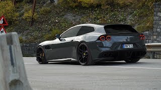 Novitec Ferrari GTC4 Lusso Exhaust [upl. by Nnyroc751]