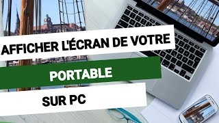 Comment afficher lécran de son portable sur son PC par câble [upl. by Lleryd]