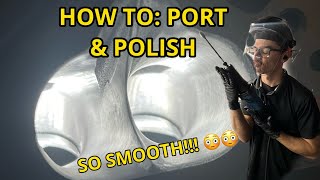 How to Port and Polish Subaru Heads for 1000 HP [upl. by Littman704]