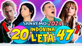 INDOVINA LETÀ DEI CANTANTI DI SANREMO 2024 Seconda Serata [upl. by Aphrodite]