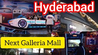 Hyderabad Next Galleria Shopping mall  Game center  PVR movie complex [upl. by Osmo]