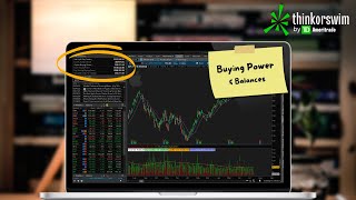 Understanding Balances and Buying Power on ThinkorSwim [upl. by Gerfen]