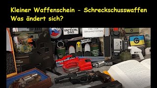 Neues Waffengesetz und Schreckschusswaffen  kleiner Waffenschein  Was ändert sich im Waffenrecht [upl. by Vickey]