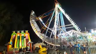 🚢SHIP 🚢 JHULA ENJOY HATA KUSHINAGAR UP 🔥 MELA 🔥 17102024 🎡🏟️🎢 [upl. by Thacher760]