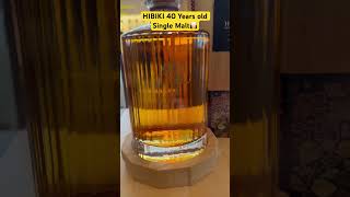 Hibiki 40 years old single malt🥃 hibiki cheers whisky whiskygram japan japanese singlemalt [upl. by Teerprah]