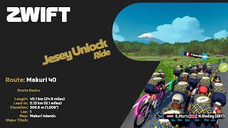 Zwift  Toonys Doddie Aid 2024 Warmup Ride [upl. by Bunow]