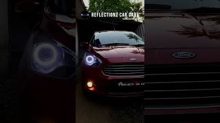 Ford Figo loaded with Hella G5 BRT Bi Xenon projectors with angel eyes ford fordfigo car shorts [upl. by Wettam]