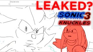 SONIC MOVIE 3  KNUCKLES STORYBOARDS LEAKED final battle scene [upl. by Salomone674]