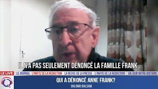 Qui a dénoncé Anne Frank   L’invité du 19 janvier 2022 [upl. by Otho]