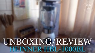 REVIEWUNBOXING Blender Heinner Charm HBL1000BL 1000W BLUE [upl. by Miller]