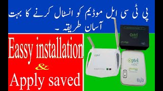 How to install ptcl modemOR How to configration ptcl modemHow to configer AN102025u modem [upl. by Jennette]