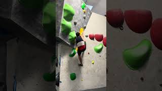 a short 2 move dynamic boulder [upl. by Bulley]