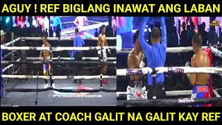 AGUY  BAKIT BIGLANG INAWAT NI REF ANG LABAN  RYANREY PONTERAS VS GABRIEL SANTISIMA FIGHT [upl. by Laumas]