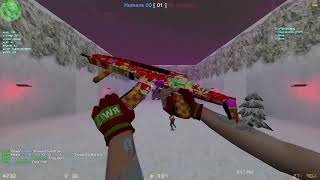 CounterStrike 16 Zombie Escape Mod  zewinter4escape on Royal Warriors [upl. by Newberry361]