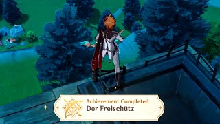 Best Place to Unlock Der Freischütz Achievement in Genshin Impact [upl. by Caty]