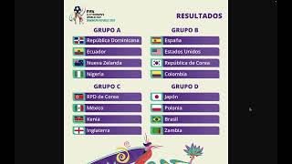 Mundial Sub 17 2024 Sorteo Fase de Grupos [upl. by Mayap]