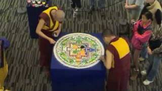 Fall 2011  Sand Mandala Installation at Amherst College [upl. by Uno318]