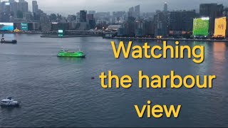 Watching the beautiful Harbour views Momshee tv blog [upl. by Arodnahs]