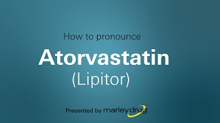 How to pronounce Atorvastatin Lipitor [upl. by Atima]