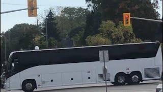 MCI COACH BUS GOING Down Wharncliffe Road This Morning in London Ontario Canada [upl. by Vullo]