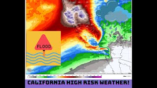 California Intense Atmospheric River Flooding CentralSouthern California up next [upl. by Awuhsoj]