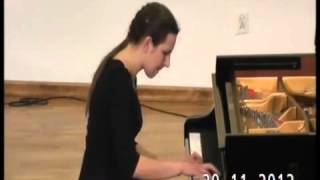 Maurice Ravel Jeux d eau Dominika Grzybacz piano [upl. by Trilby735]