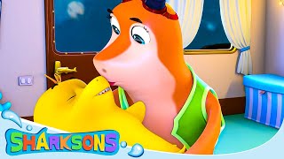 Mummy Shark Song  The Sharksons  Songs for Kids  Nursery Rhymes amp Kids Songs [upl. by Oiligriv]