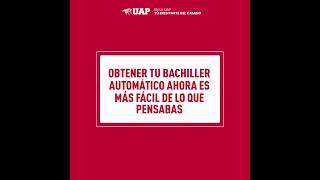 Bachiller Automático UAP [upl. by Kelsi609]