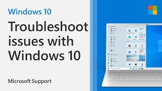 How to use the Windows Troubleshooter  Microsoft  Windows 10 [upl. by Wakerly685]