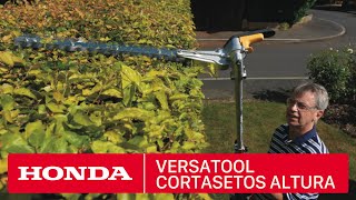 Honda Versatool  Accesorio Cortasetos de Altura [upl. by Nylannej]