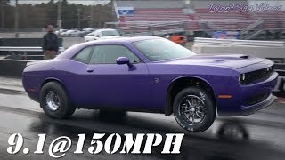 FASTEST STOCK MOTOR STOCK BLOWER HELLCAT In The WORLD [upl. by Atirehs]