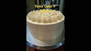 Yummy Yema Cake 9quot baking cake cakedecorating food [upl. by Imehon]