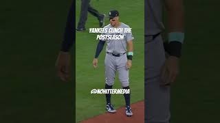 Yankees clinch the postseason yankees nyc mlb baseball pitching [upl. by Attenborough]