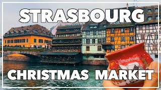 What to expect at the Christmas Market in Strasbourg France [upl. by Lyrradal]