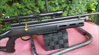 Airgun  Beeman QB78 45 mm Co2 TrickShot 15 Meter auf PlastikEimerHenkel 1 mm by WPU [upl. by Eramal]